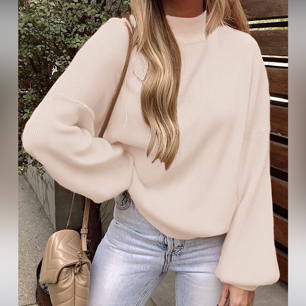 Amazon Fashion Womens Cream Sweater Size M